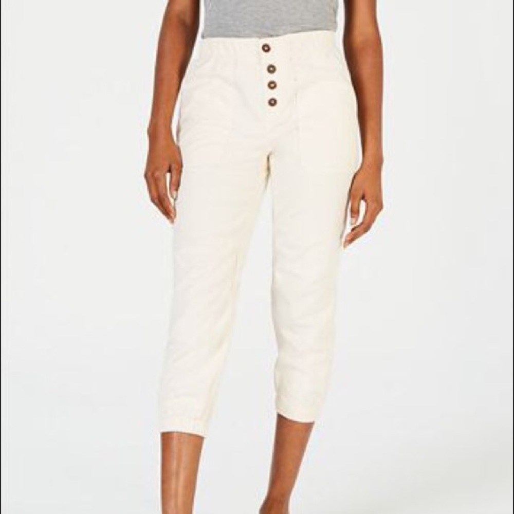 Free People Cadet Pull On Joggers Almond Buff Med